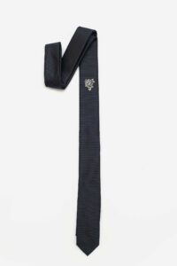 cà vạt đen bản nhỏ đơn giản cá tính